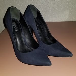Schutz Navy Suede Pump Heels- Excellent condition!